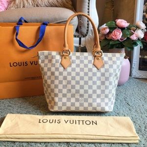 Authentic Louis Vuitton Saleya Pm Damier Azur